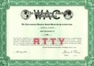Worked All Continents RTTY